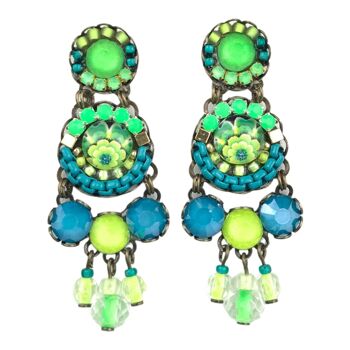 BOUCLES D'OREILLES CITRON VERT 2