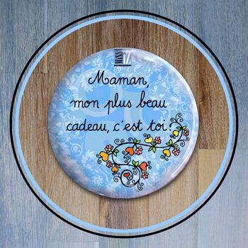 Magnets de frigo - Vivent les mamans BLEU 2