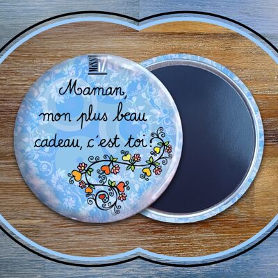 Magnets de frigo - Vivent les mamans BLEU