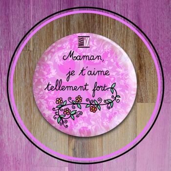 Magnets de frigo - Vivent les mamans LILAS 2