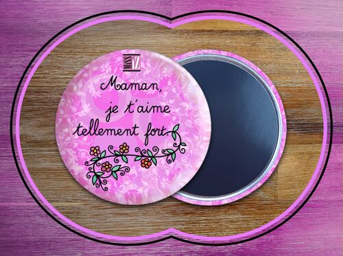 Magnets de frigo - Vivent les mamans LILAS