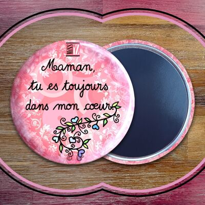 Magnets de frigo - Vivent les mamans ROSE