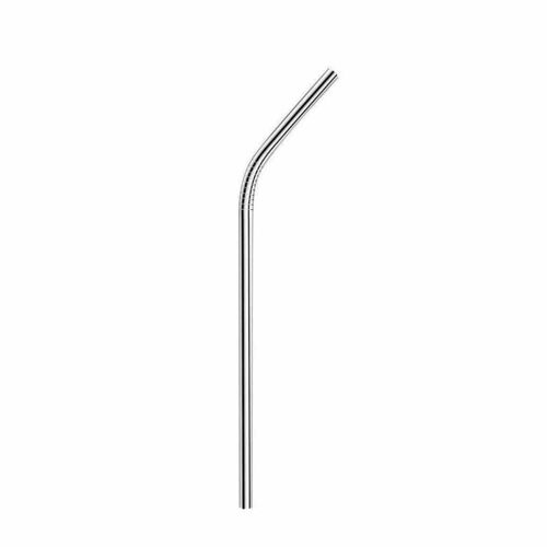 &Keep Single Bent Stainless Steel Straw