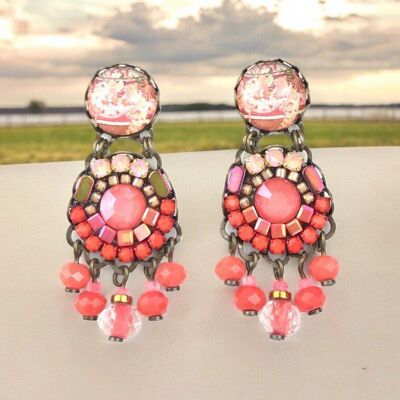 ORANGE PASSION EARRINGS