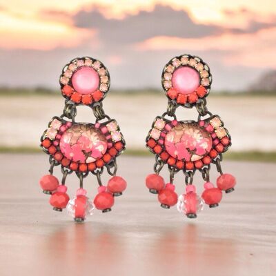 ORANGE PASSION EARRINGS