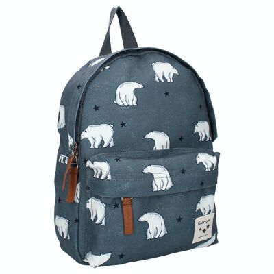 Wondering Wild children's backpack - Blue bear