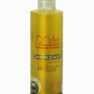 Savon D'Alep Gel douche, 35% Huile de baie de laurier