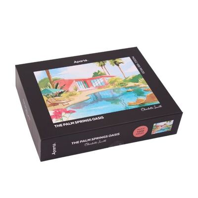 1000 piece jigsaw puzzle: The Palm Springs oasis