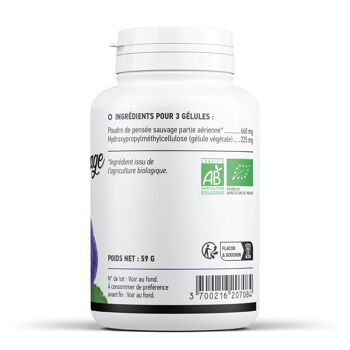 Pensée sauvage Biologique - 220 mg - 200 gélules végétales 3