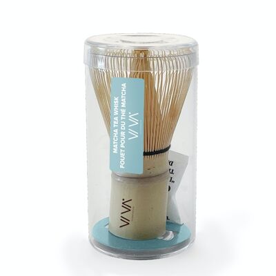 Matcha whisk PURE from Viva, bamboo, 96 tines