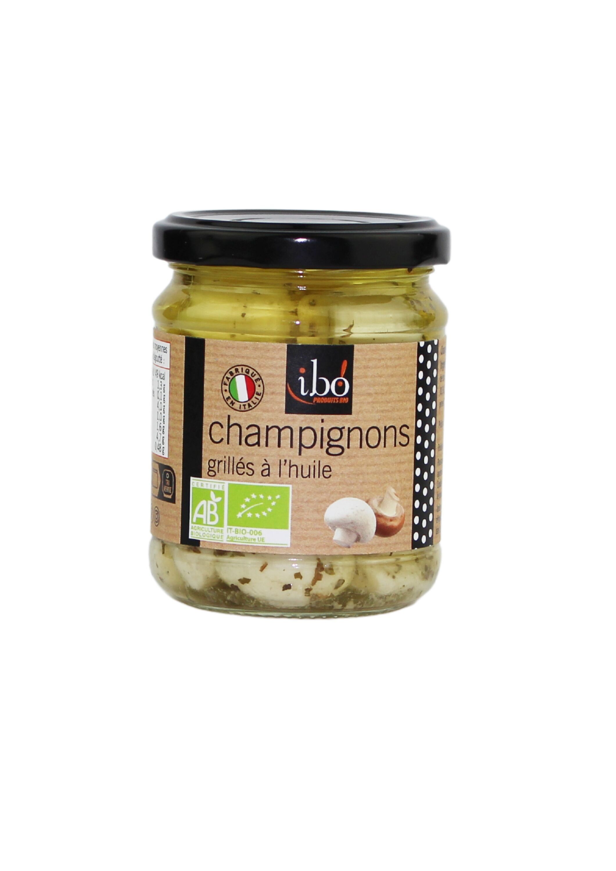 Champiñones a la plancha en aceite