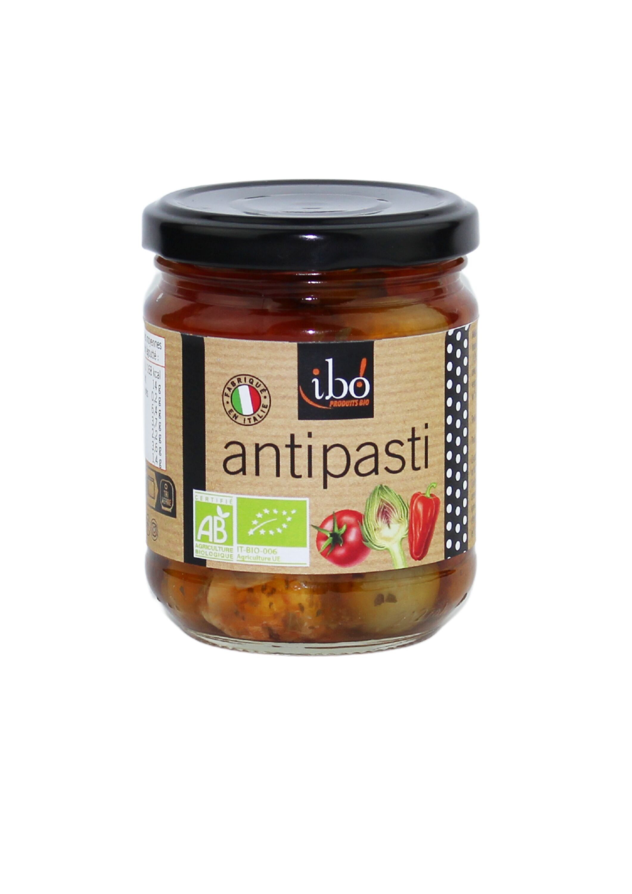 Antipasti di frutta e verdura sott'olio