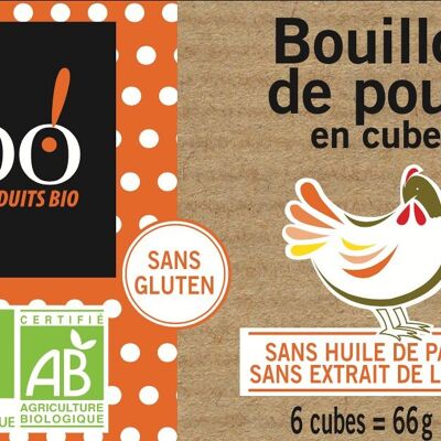 Bouillon de poule en cube   ss gluten, ss huile de palme, ss extrait de levure