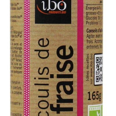Coulis de fresa 70% fruta