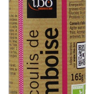 Coulis de frambuesa 70% fruta