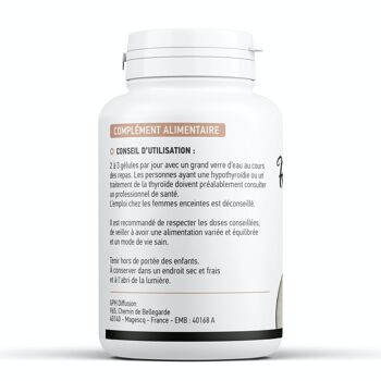 Radis noir Biologique - 270 mg - 200 gélules végétales 2