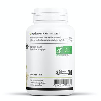 Reine des prés Biologique - 215 mg - 200 gélules végétales 3