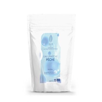 EAU FRAÎCHE PÊCHE, Sachet Infusette. Donner du goût à votre eau et déguster une eau fruitée, fraîche et désaltérante. Vive l'été ! !