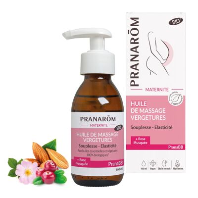 PRANABB MATERNITE HUILE MASSAGRAND VERGRANDTURES BIO (ECO) 100 ML