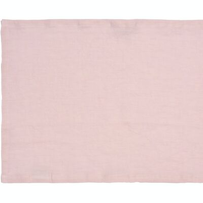 Placemats 100% Linen, Stonewashed, Light Pink