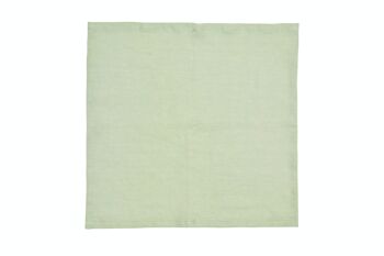 6 serviettes, 100 % lin, délavées, vert clair 3
