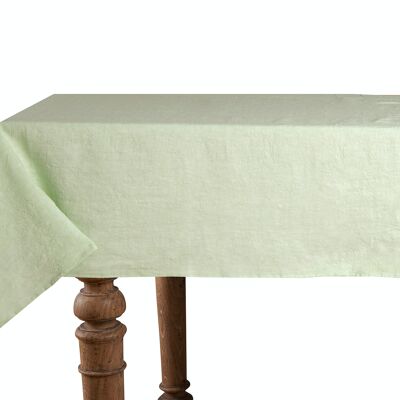 Nappe, 100% Lin, Stonewashed, Vert Clair