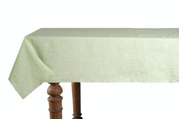 Nappe, 100% Lin, Stonewashed, Vert Clair 1