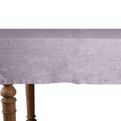 Tablecloth, 100% Linen, Stonewashed, Violet