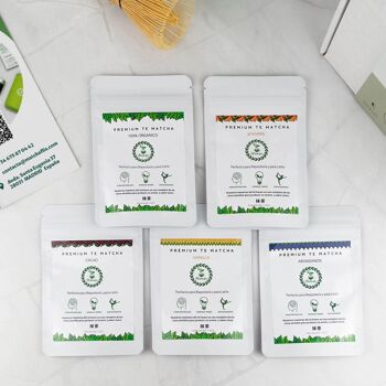 Thé Matcha Premium 100% Bio - Pack 5 Saveurs - (pour 3 mois) 1