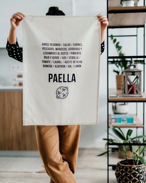 Paño de cocina Receta Paella
