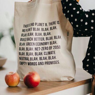 Tote bag Bla bla bla