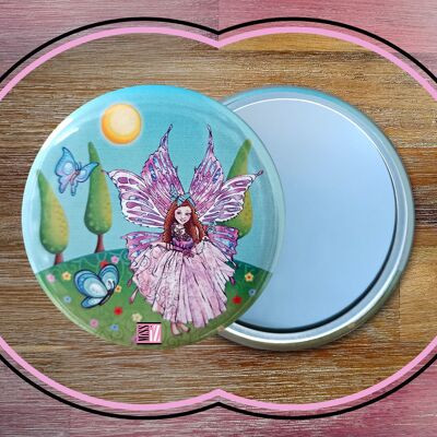 Pocket mirrors - I am the butterfly fairy