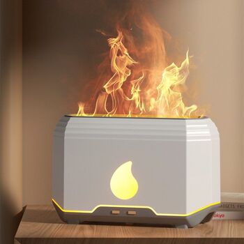 Synchronisation intelligente de l'humidificateur d'aromathérapie à la flamme 5