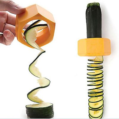 Gadgets de cuisine Couteau à spirale Coupe-légumes Appareil de cuisine Trancheuse de concombre