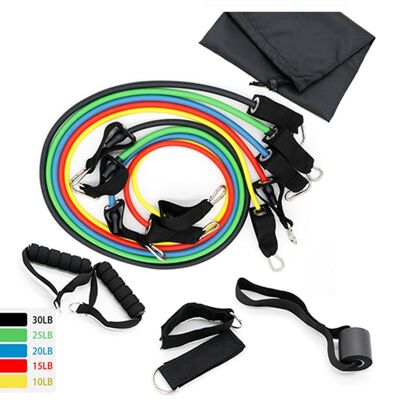 Latex Resistance Bands Workout Exercise Yoga Crossfit Fitness Tubes Pull Rope Fitness Exercise Equipment Tool