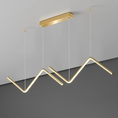 LED-Kronleuchter, minimalistisches Design für Wohnzimmer, Schlafzimmer, Küche, kreative Kunst, Wandaufhängung