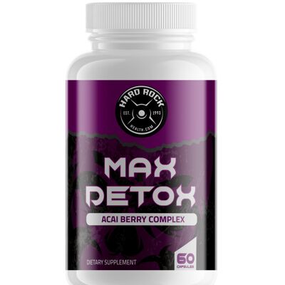 Max Detox ACAI-Beeren-Komplex – 100 % natürlich, 60 Kapseln