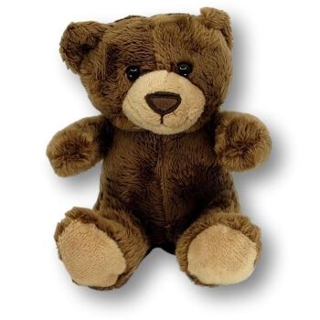 Peluche ours Moritz peluche marron foncé - doudou 1