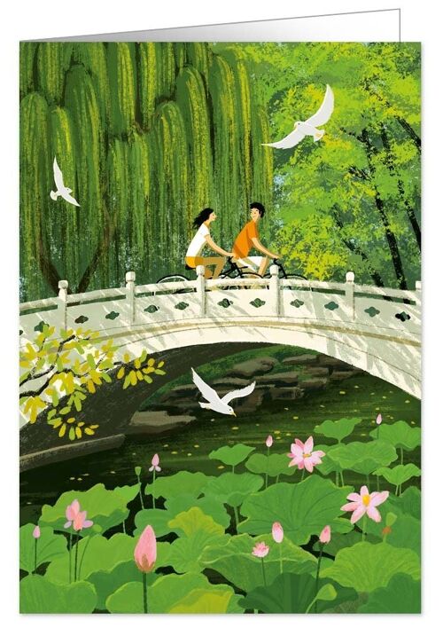 Couple on a bridge (SKU: 1970)