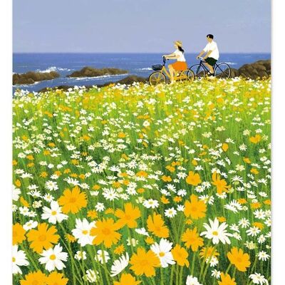 Couple in a flowerfield (SKU: 1968)