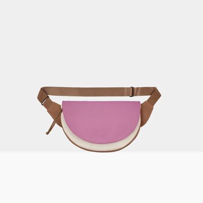 Fanny pack with flap Anna Lilac