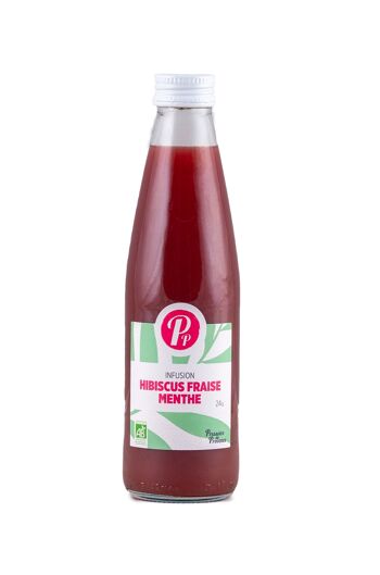 Infusion Hibiscus Fraise Menthe Bio - 24cl