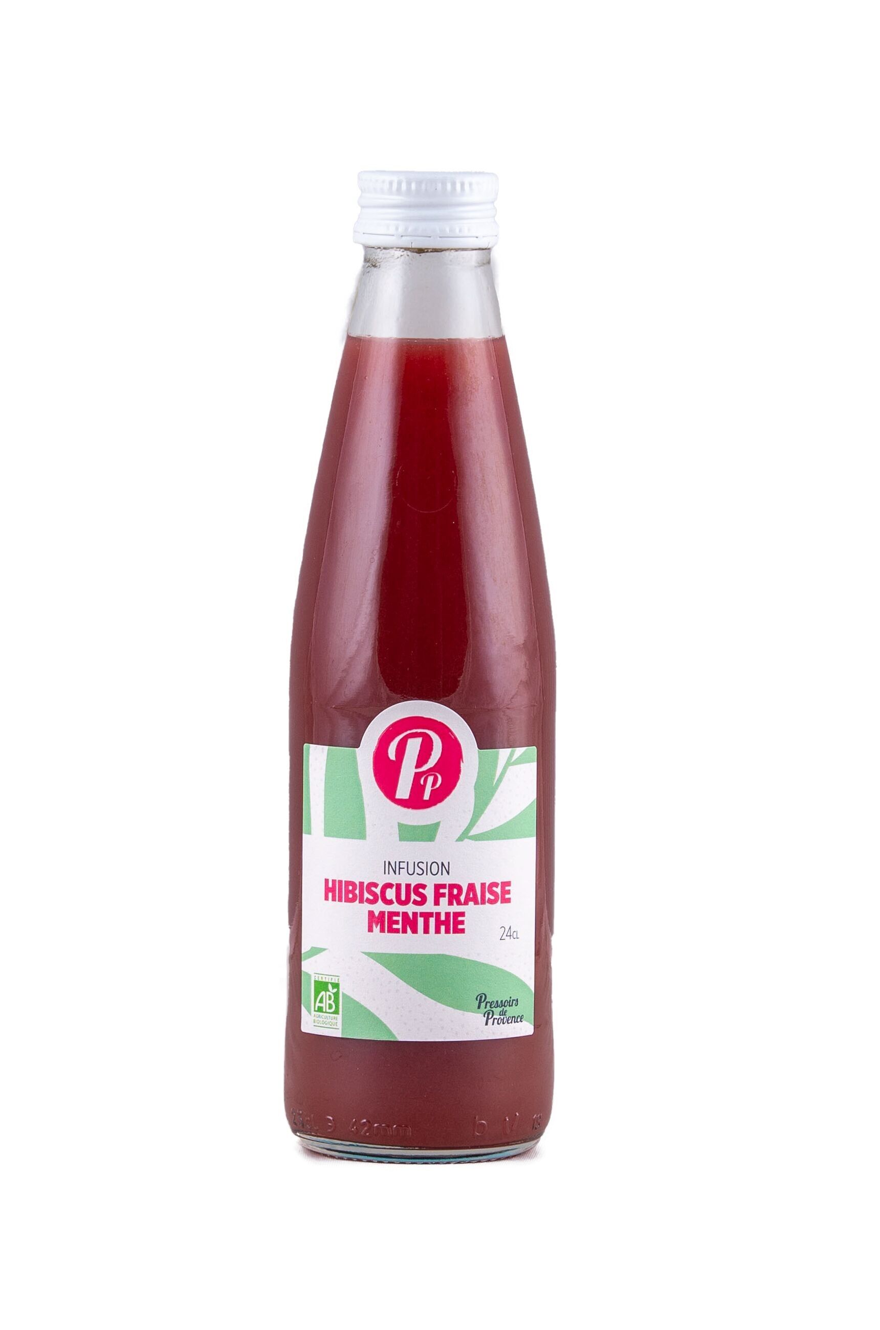 Infuso biologico ibisco fragola e menta - 24cl - E477