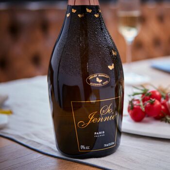Vin Rosé Pétillant Sans Alcool L'Originale - So Jennie Paris