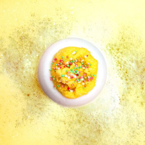 Butter-Fizz Badebombe ‘Zitrone Vanille‘