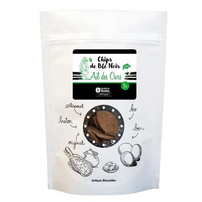 Wild Garlic Buckwheat Crisps