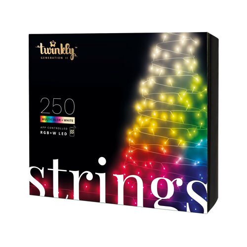 Strings (Multicolor + White edition) - 400 LEDs - Black - Europe (type F)