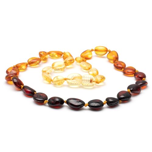 Baby teething amber necklace 62