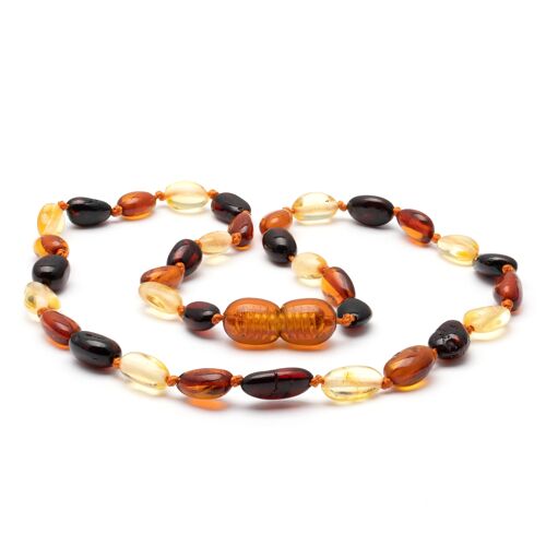 Baby teething amber necklace 21