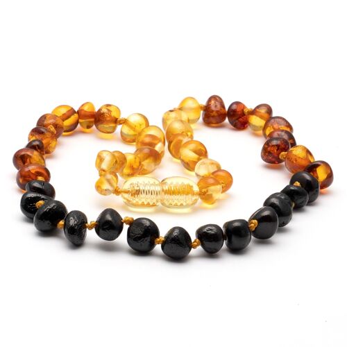 Baroque amber teething necklace 48
